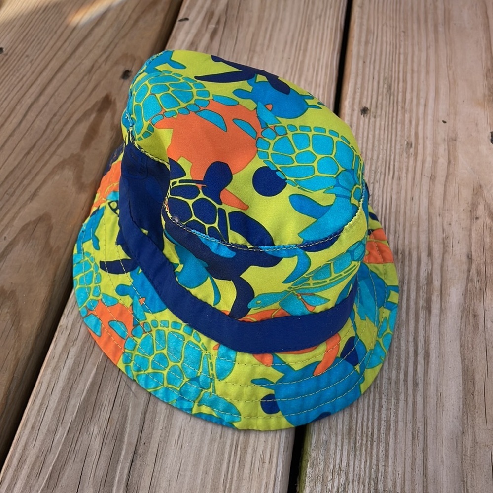 🐢 Toddler Boys Reversible Bucket Hat Size S